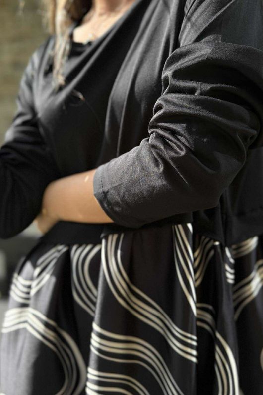 Dominian Smock Dress Wave
